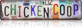 Chicken Coop Signs, Vintage Chicken Signs for Coop, Personalized Metal Chicken Sign for Farmhouse Door Fence Wall Decor, Rustic Chicken Coop Accessories Gifts for Hen Rooster Lovers