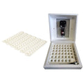 Farm Innovators 3400 Replacement Tray Rail for 120 Quail and Small Eggs (6 Pack) with 2450 Digital Circulated Air Incubator & Auto Egg Turner, White