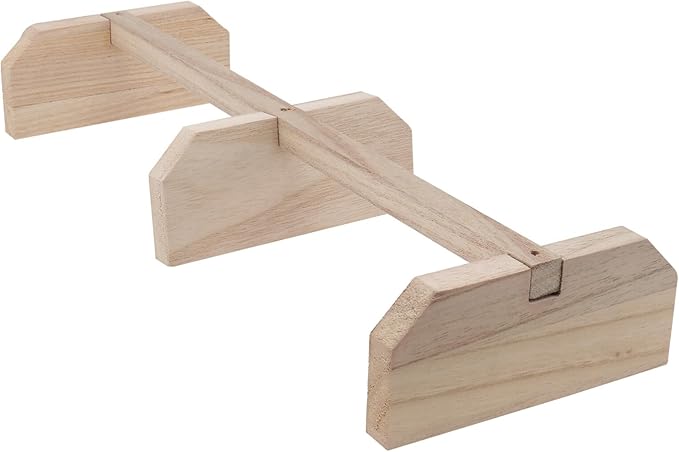 Chicken Perch, Strong Freestanding Roosting Bar Solid Wood Accessories Toys for Large Bird Chicks Parrots
