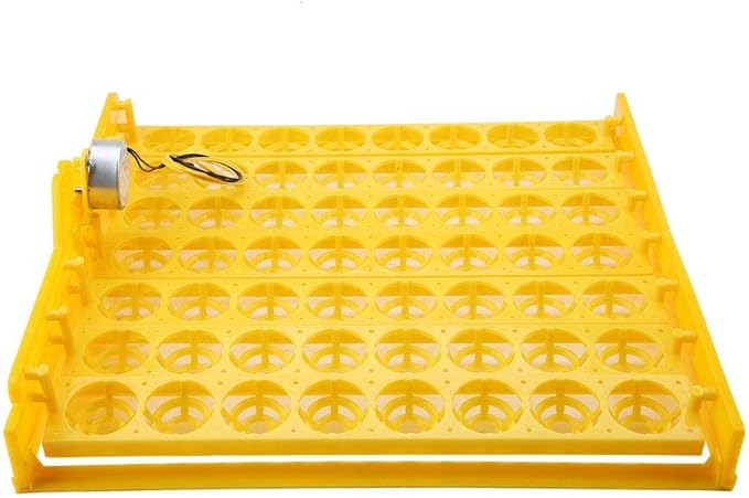 Eggs Incubator, 56 Eggs Mini Plastic Automatic Egg Turning Tray Tool with Motor Universal Practical for Chickens Ducks Birds Hatcher Supplies Eggs Hatcher110V