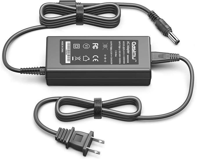 12V Incubator Plug Power Cord Compatible with Manna Pro Harris Farms 1030121 1030999 Nurture Right 360° Egg Incubator for Temperature Humidity Control Hatching Chicks BSG-60W120500 Adapter