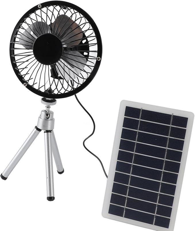 10W Solar Fan,Solar Powered Fans with Stand for Pet House Chicken Coop RV Greenhouse