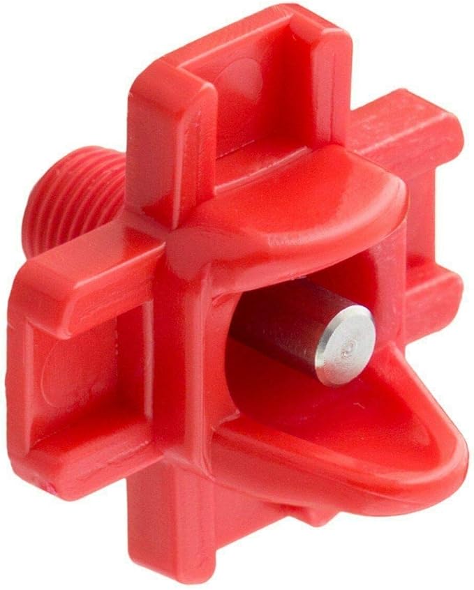 Doublewood 12Pcs Chicken Nipples Horizontal Side Mount Poultry Water Nipple Waterer Drinker Outdoors for Chicken Ducks Quail and Other Poultry (12)