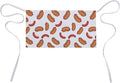 Unisex Chef Waiter Apron Waist Half Short Serving Aprons with 3 Pockets