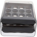Double Layer Egg Storage Organizer Egg Holder for Refrigerator Cavity Drawer Style Egg Supply Case Durable and Convenient Egg Storage Box for Home and Farm Use