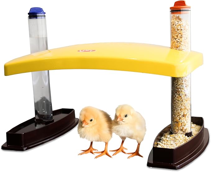 Cozy Chickens Chick Brooder Habitat 100 Watt Water & feeding Tubes