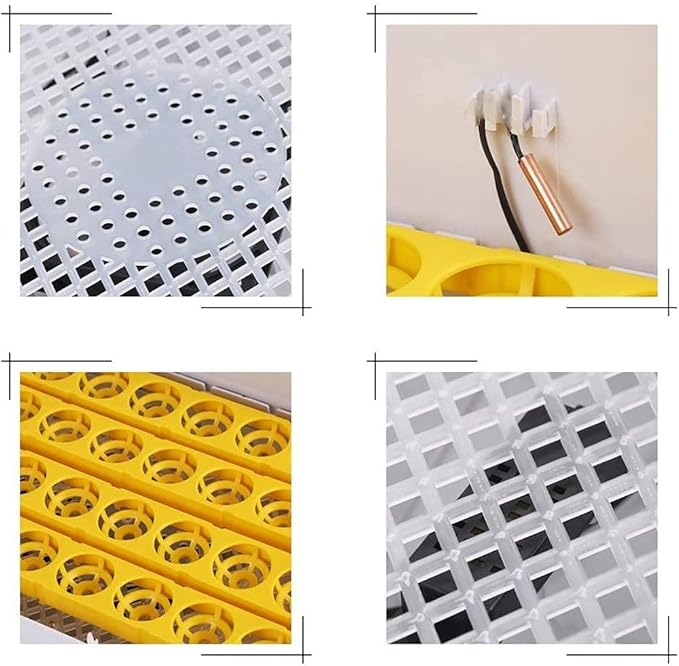32 Digital Eggs Incubators Automatic Turning Poultry Hatcher with Egg Candler Humidity Temperature Control for Chickens Ducks Goose Quails
