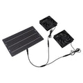 10W Solar Powered Exhaust Fan, Weatherproof Solar Ventilation Fan with Automatic Charging for Chicken Coops Greenhouses Sheds Dog Houses