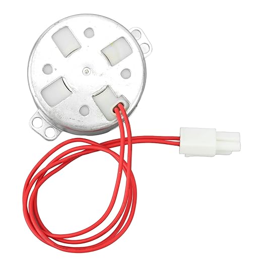 FLEXMAN Egg Tray Turning Motor, 4W Egg Turner Rotator Incubator Motor, Portable Professional Electric Synchronous Motor with Connector for Incubator (12V AC)
