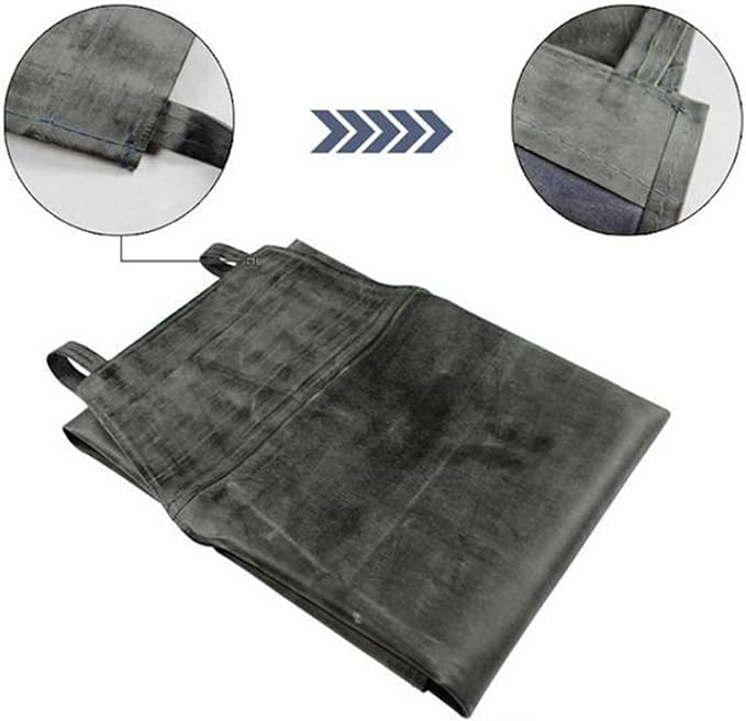Waterproof Apron Rubber,42" Adjustable Extra Long Industrial Work Apron for Grilling Dishwashing Lab Kitchen Butcher，Vinyl Heavy Duty Aprons for Adults