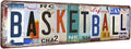 Basketball Metal Sign Basketball Decor Basketball Gifts For Boys Bedroom Basketball Poster For Boys Room Wall Decorations Vintage Sport Metal Tin Signs Basketball Street Signs 4x16 Inch