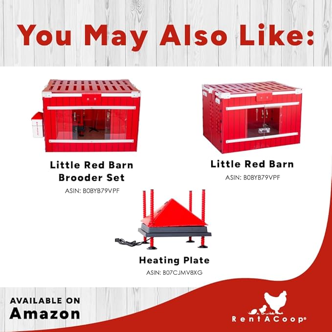 RentACoop Hatchling Liners for Little Red Barn Pack of 12 - Odor-Control Chick Brooder Pads - Absorbent, Leakproof Bedding for Baby Chicks, Ducklings, and More