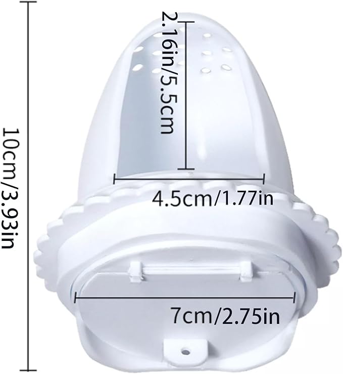 DIY Chicken Feeder, Automatic Anti-Rodent, Rainproof, No Waste, Gravity Chicken Feeder for Buckets, Boxes and Troughs (4pcs White)