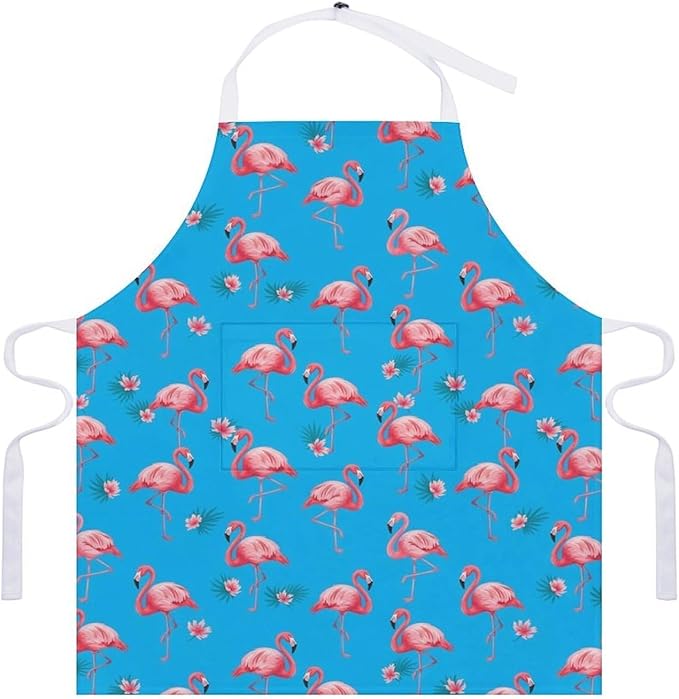 Chef Bib Apron for Restaurant, Anti-Stain with Pocket Adjustable, Cooking Dishwashing Lab Use