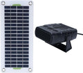 Solar Panel Heater, Solar Power Heater, 30W Monocrystalline Silicon Solar Panel Portable Space Heater for Outdoor, Chicken Coops, Dog House Warm
