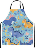 jejeloiu Cartoon Cats Apron for Women Men 26"x31"