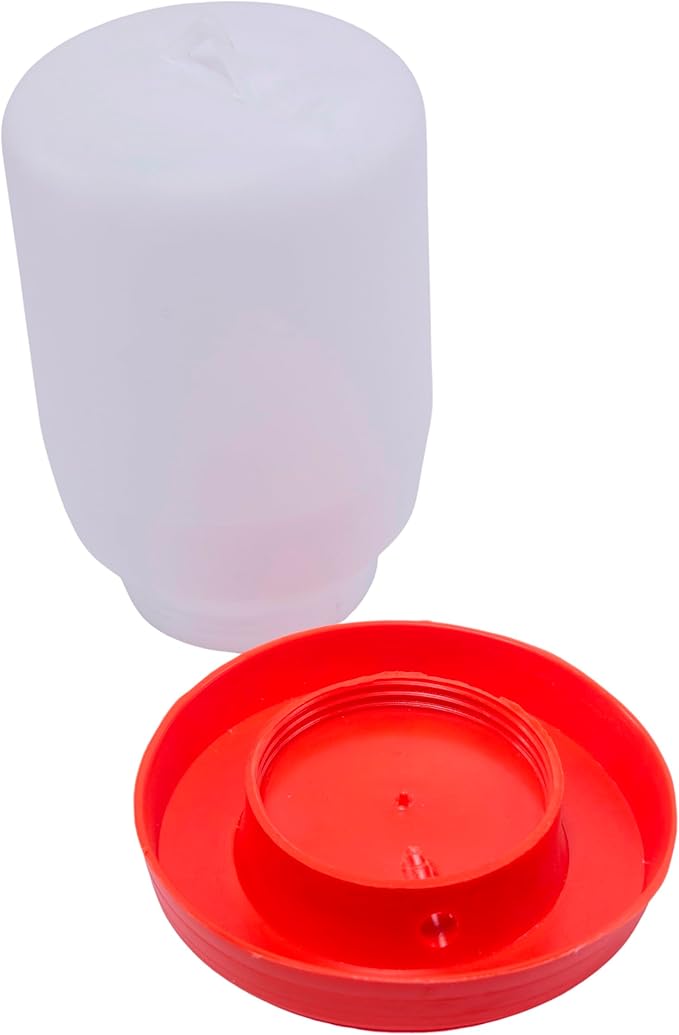 Plasticos AF Plastic hanging waterer, 67 Oz. Chicken, pigeon, bird, rabbit, hamster, guinea pig, small pets.