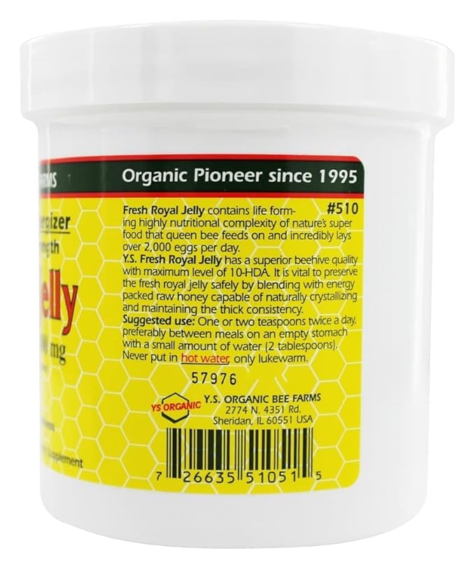 YS Royal Jelly/Honey Bee - Royal Jelly In Honey Ultra Strength, 21 oz gel