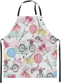 jejeloiu Cartoon Cats Apron for Women Men 26"x31"