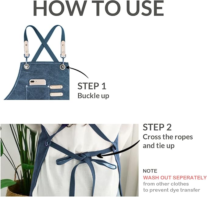 carrotez Adjustable Over sized Plus Size Canvas Apron with Pockets Men and Women Aprons
