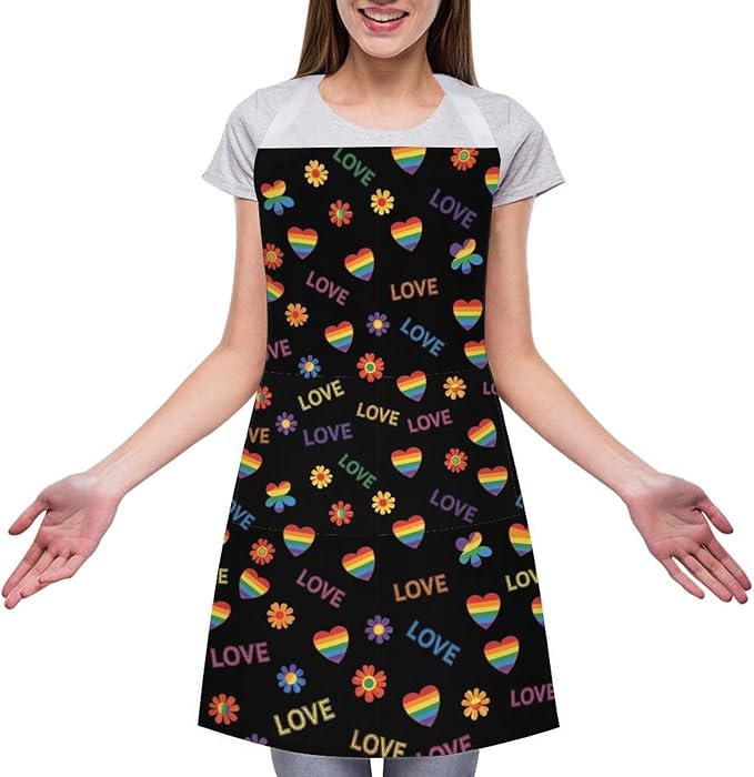 Chef Bib Apron for Restaurant, Anti-Stain with Pocket Adjustable, Cooking Dishwashing Lab Use
