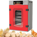 Automatic Digital Incubator for 400 Eggs, Smart Microcomputer Control, 360° Roller Flipping, Auto Cooling & Humidity - Professional Hatcher for Diverse Poultry and Bird Eggs