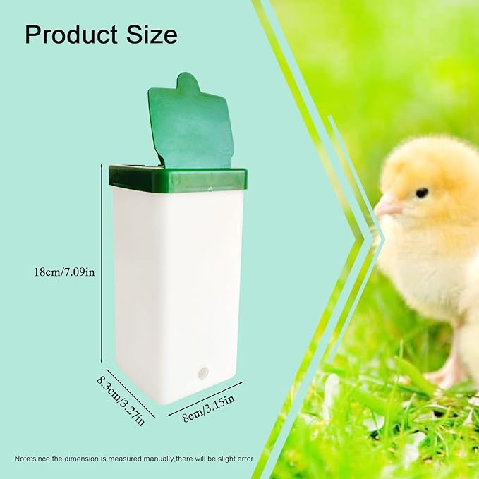 Automatic Waterer System Chick Drinker Cups 1L Hanging Automatic Fill Poultry Watering Cup Used for Cages (1)