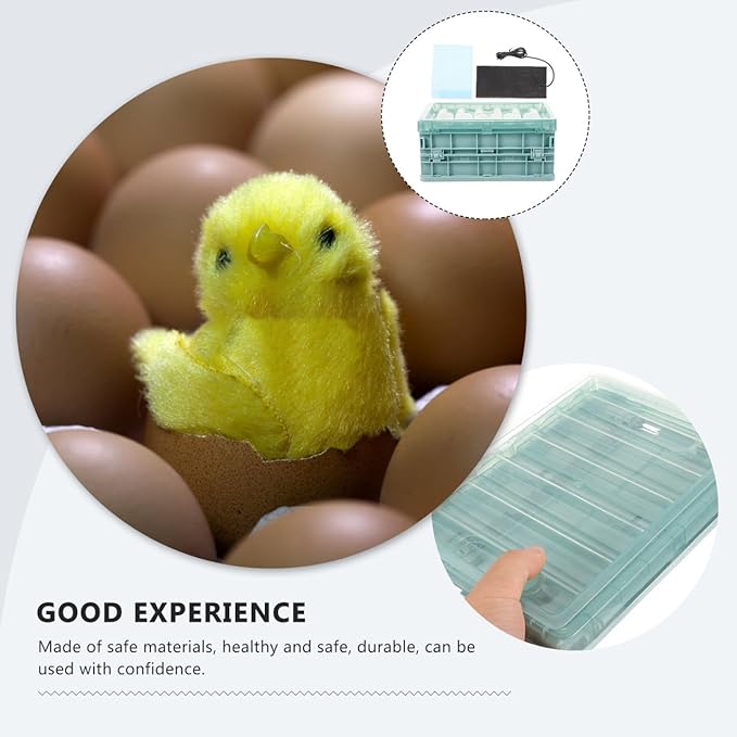 KESYOO 1Set Parrot Brooder Box with Heating Pad Chick Incubator for Young Birds Foldable and Spacious Design Safe Materials for Healthy Breeding Supplies