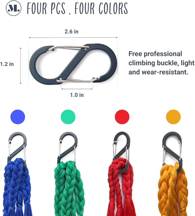 4PCS Chicken Vegetable String Bag, Poultry Fruit Holder Chicken Cabbage Feeder Treat Feeding Tool with Hook for Hens Chicken Coop Toy for Hen Goose Duck Large Birds (Red+Yellow+Green+Blue)