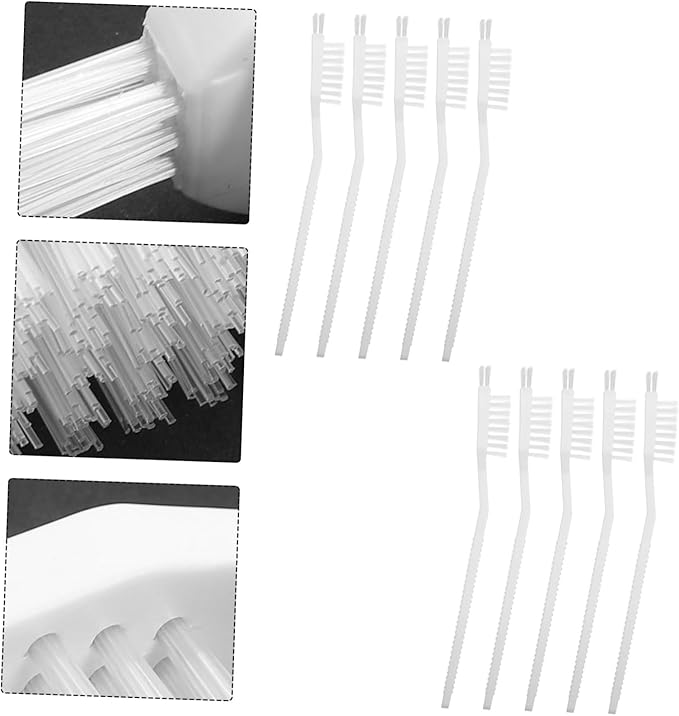 10pcs Cleaning Brush for Soymilk Machines Juicers Coffee Makers for Hard to Reach Areas Lightweight User Friendly Design for Kitchen Appliance Care