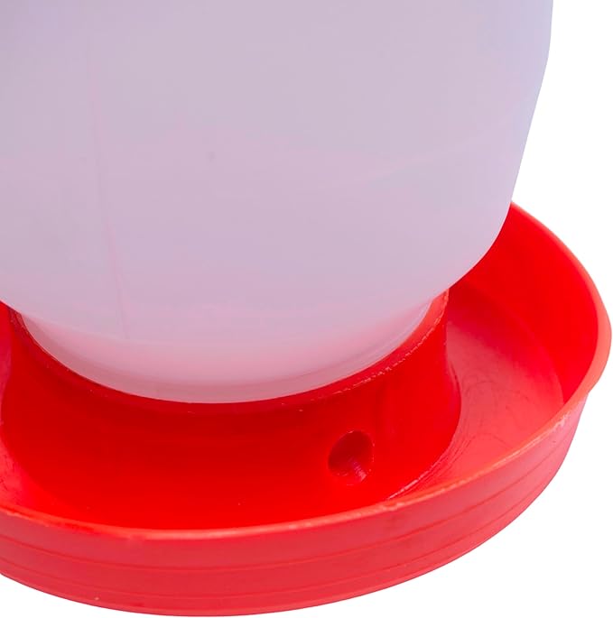 Plasticos AF Plastic hanging waterer, 67 Oz. Chicken, pigeon, bird, rabbit, hamster, guinea pig, small pets.