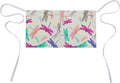 Short Aprons for Servers Unisex Chef Works Waitress Apron with 3 Pockets
