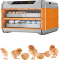 Automatic Incubator, Egg Incubator, with Automatic Temperature and Humidity Control Incubators for Hatching Eggs,192Eggs,128Eggs