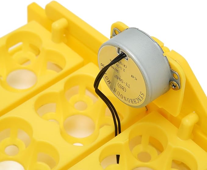 Zerodis Egg Linking Shell 16 Duck Eggs 16 72 Quail, Motorized Eggotation, Reliable Slip Engine Rotate Eggshell, Ideal for Home Use, Plastic Material (AC110V)