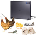 PINNKL Chicken Coop Heater for Winter, 2x100W Dual-Sided Heating Chicken Coop Heater with Independent Switch and Digital Display, for Inside and Outdoor Pet(50x40cm)