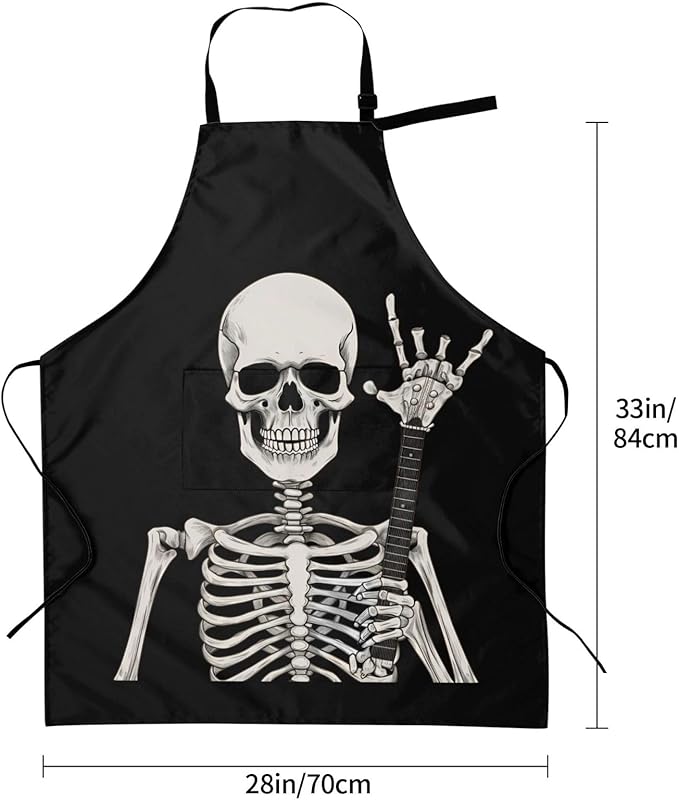 Shark Jumping Home Aprons 2 Pockets 33"×28" for Men Women, Ocean Sea Waterproof Kitchen Cooking Bib