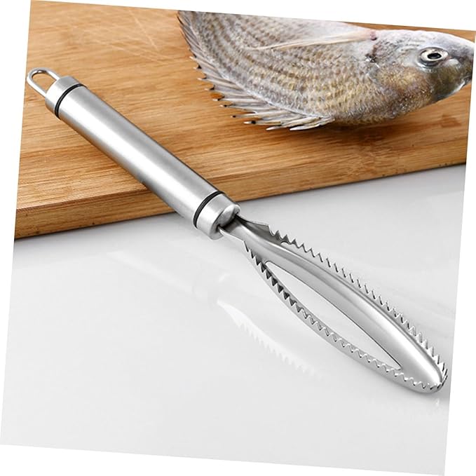Poultry Lung Remover Set 2-Pack 9.44In Stainless Steel Practical Lung Scraper for Chicken Turkey Processing Ergonomic Handheld Tool for Home and Farm Use