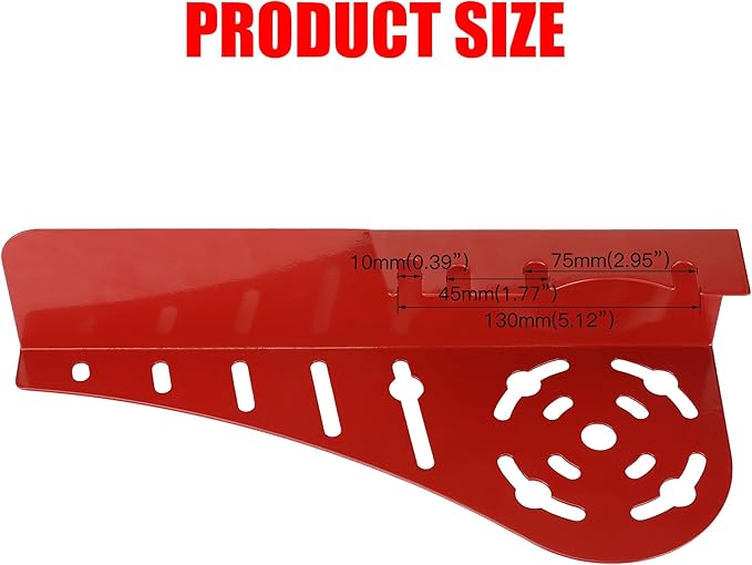 GREHUA Red Chain Guard for Mini Bike Coleman CT200U BT200X CT100U Baja Doodlebug DB30 Motovox MBX10 MBX11 Trailmaster MB200 Minibike Predator 212cc 79cc 6.5hp 7.0hp Clone Engine Parts