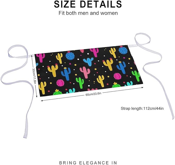 Waterproof Half Waist Apron Kitchen Chef Apron for Cooking Server Waitress