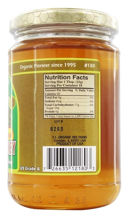 Ys Eco Bee Farms Tupelo Raw Honey (Pack of 2)