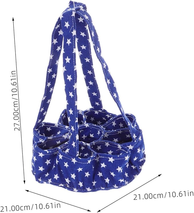 PRETYZOOM 9bags Egg Collecting Basket Chicken Egg Pouch Storage Bag Apron for Collecting Multi-pockets for Fresh