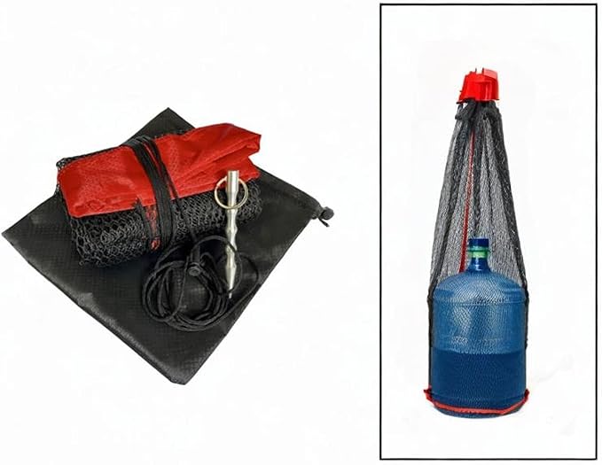 Drawstring ing Net, Catching Basket,Sturdy,Lightweight,Folding ing Netting Guard Basket for Small, Net Ground Nail Bag