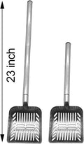TOYPOPOR Stainless Steel Cat Litter Scoop 23 inches Telescoping Litter Scoop with Long Handle Perfect Scooper for Cats and Dogs