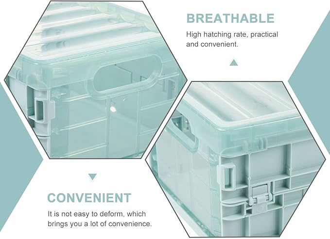 KESYOO 1Set Parrot Brooder Box with Heating Pad Chick Incubator for Young Birds Foldable and Spacious Design Safe Materials for Healthy Breeding Supplies