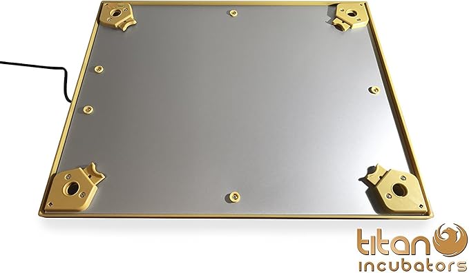 Titan Incubators Chick Heating Plate/Brooder Hen – Heat Lamp Replacement - Up to 25 Chicks – 12” x 12”