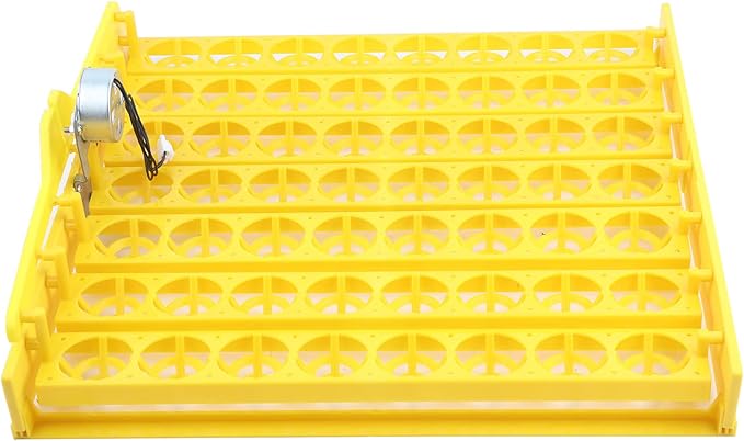 56 Eggs Mini Incubator Hatcher Digital Chicken Egg Incubator with Automatic Egg Turning Tray 110V Motor (110V Motor)