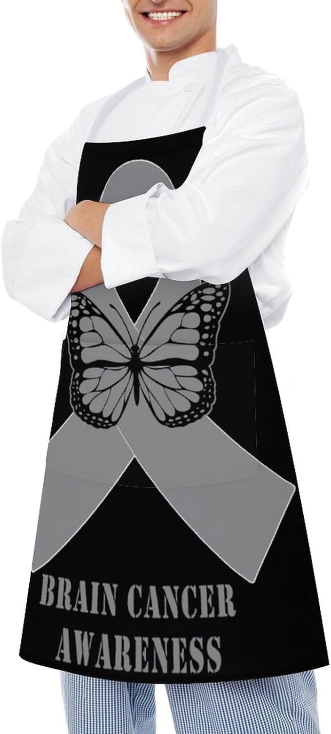 Bahamas Map Flag Apron,Waterproof Unisex Adult Aprons with Pockets Kitchen Baking Aprons