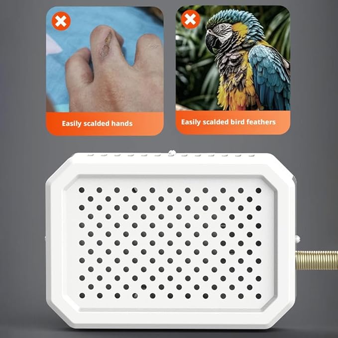 Bird Heater for Cage Bird Warmer, Brooder Heaters Warmer Lamps with Thermostatic, Poultry Habitat Supplies for Chicks Parakeets