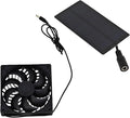 Solar Exhaust Fan,0.8w 4v Energy-Saving Ventilation | Solar Greenhouse Fan Outdoor Gear - for Outdoor Camping Fishing Barbecue Tent Greenhouse Chicken Coop