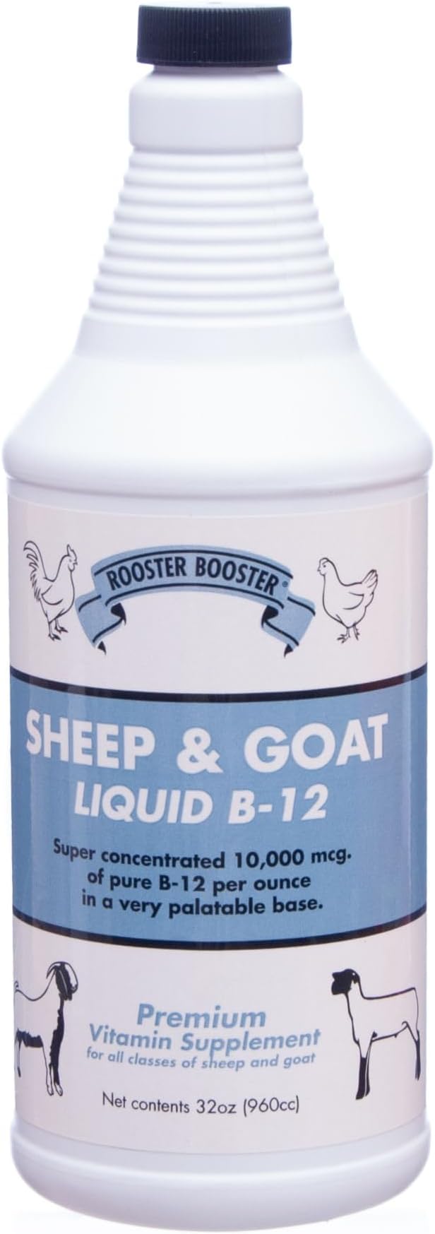 Rooster Booster B-12 Sheep and Goat Liquid, 32-Ounce
